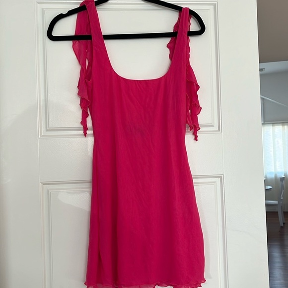 WHITE FOX hot pink mini dress size small - Picture 2 of 7